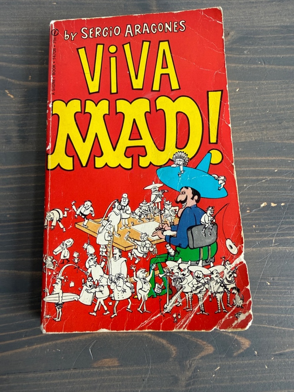 Vintage MAD Paperback comic book by Sergio Aragones
